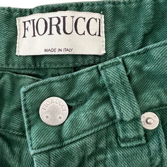 Fiorucci Tara Jeans in Green - Picture 3 of 5